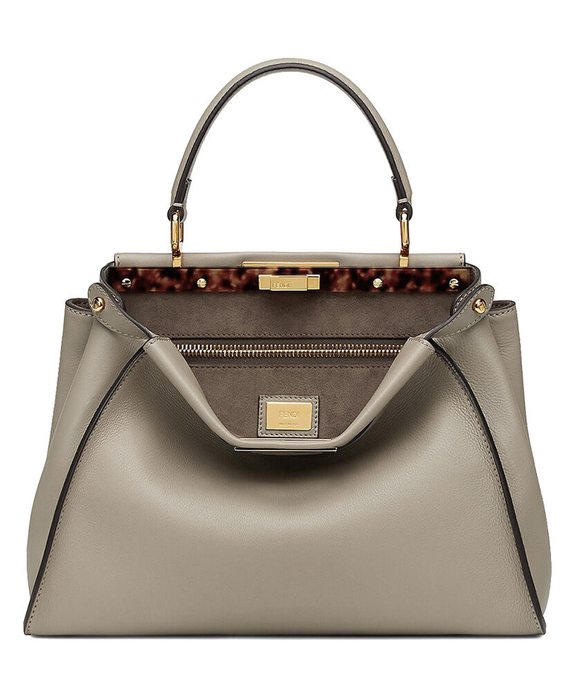 Fendi Peekaboo Medium Handbag 8BN290 Grey